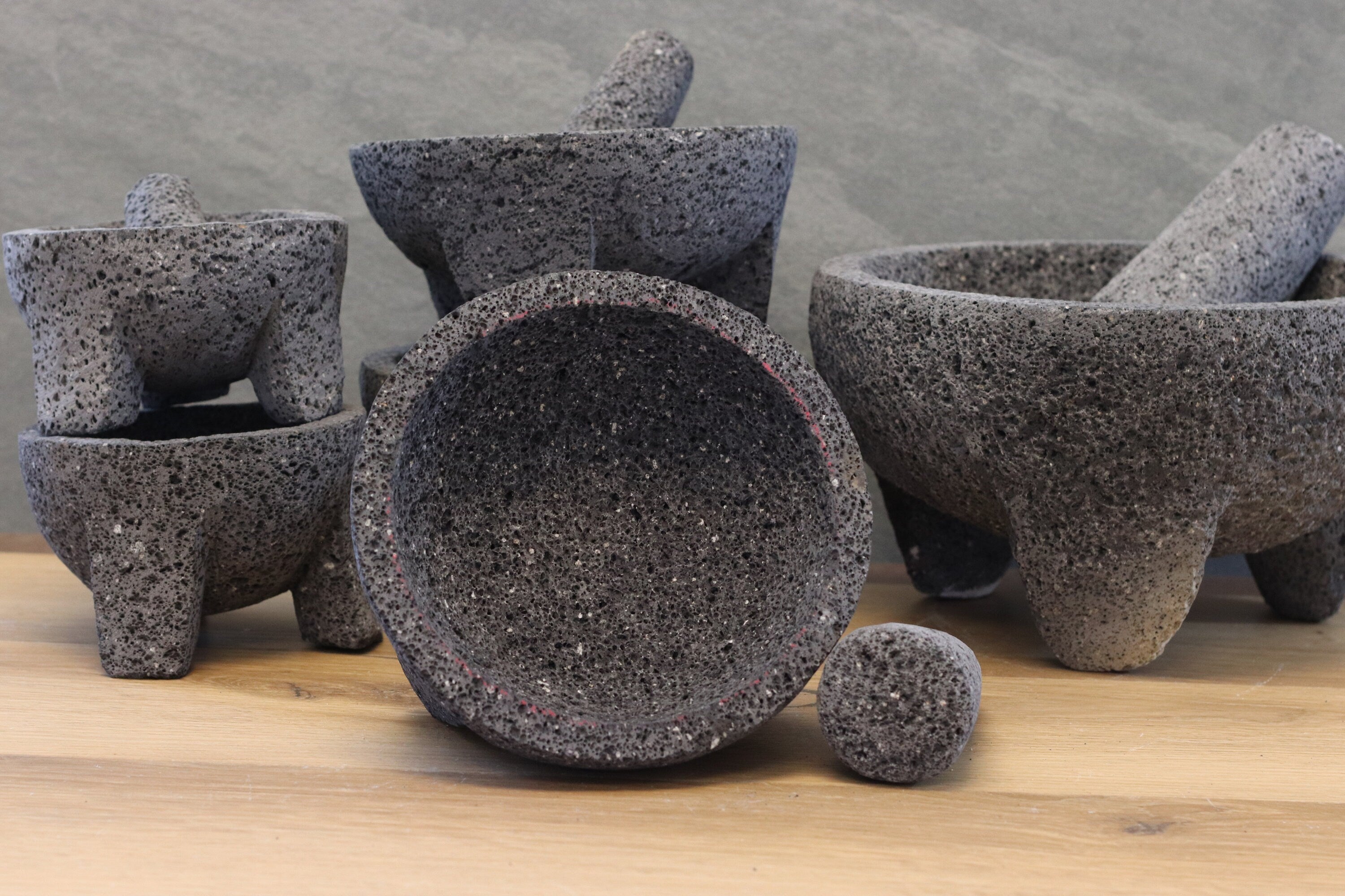 Molcajete Set - Lava Stone - Various Sizes Molcajete Accessories Kitchen & Dining Molcajete