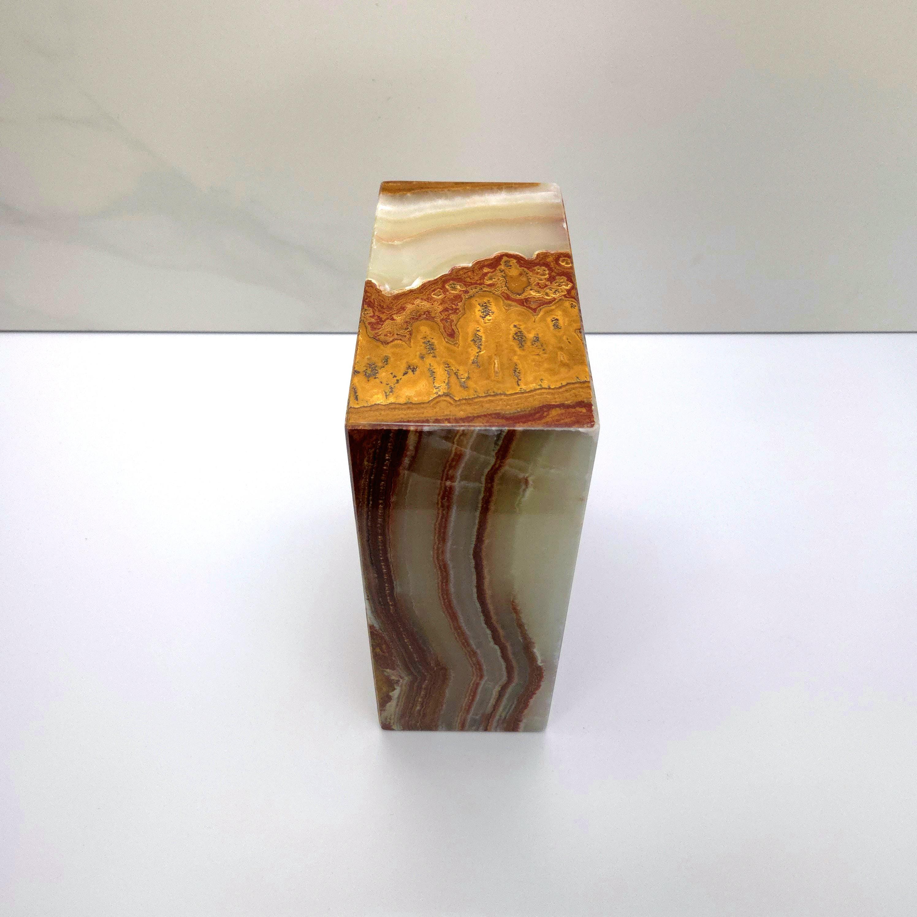 UR_08 Green Onyx Stone Cremation Urn for Ashes