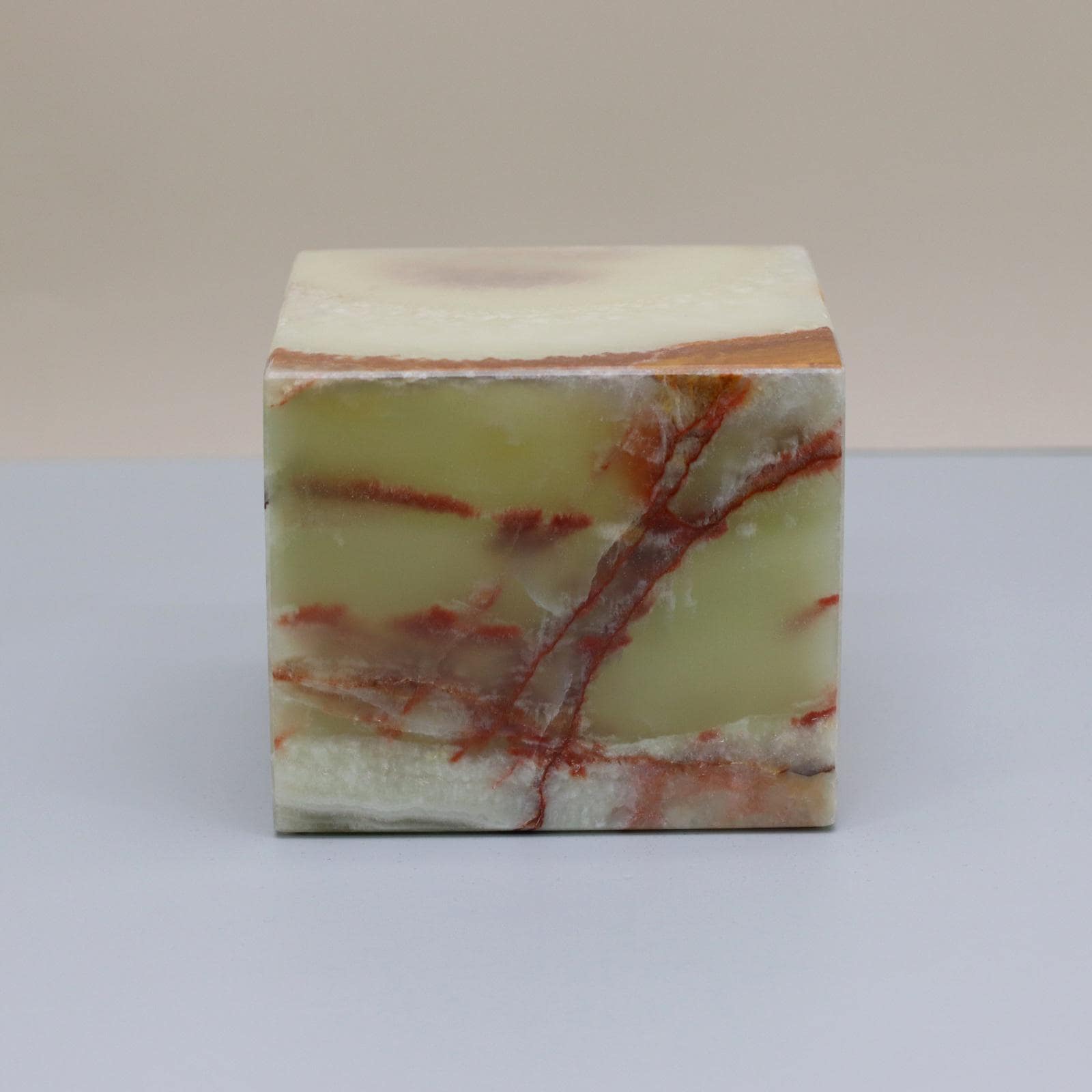 UR_10 Small Green Onyx Stone Cremation Urn for Ashes