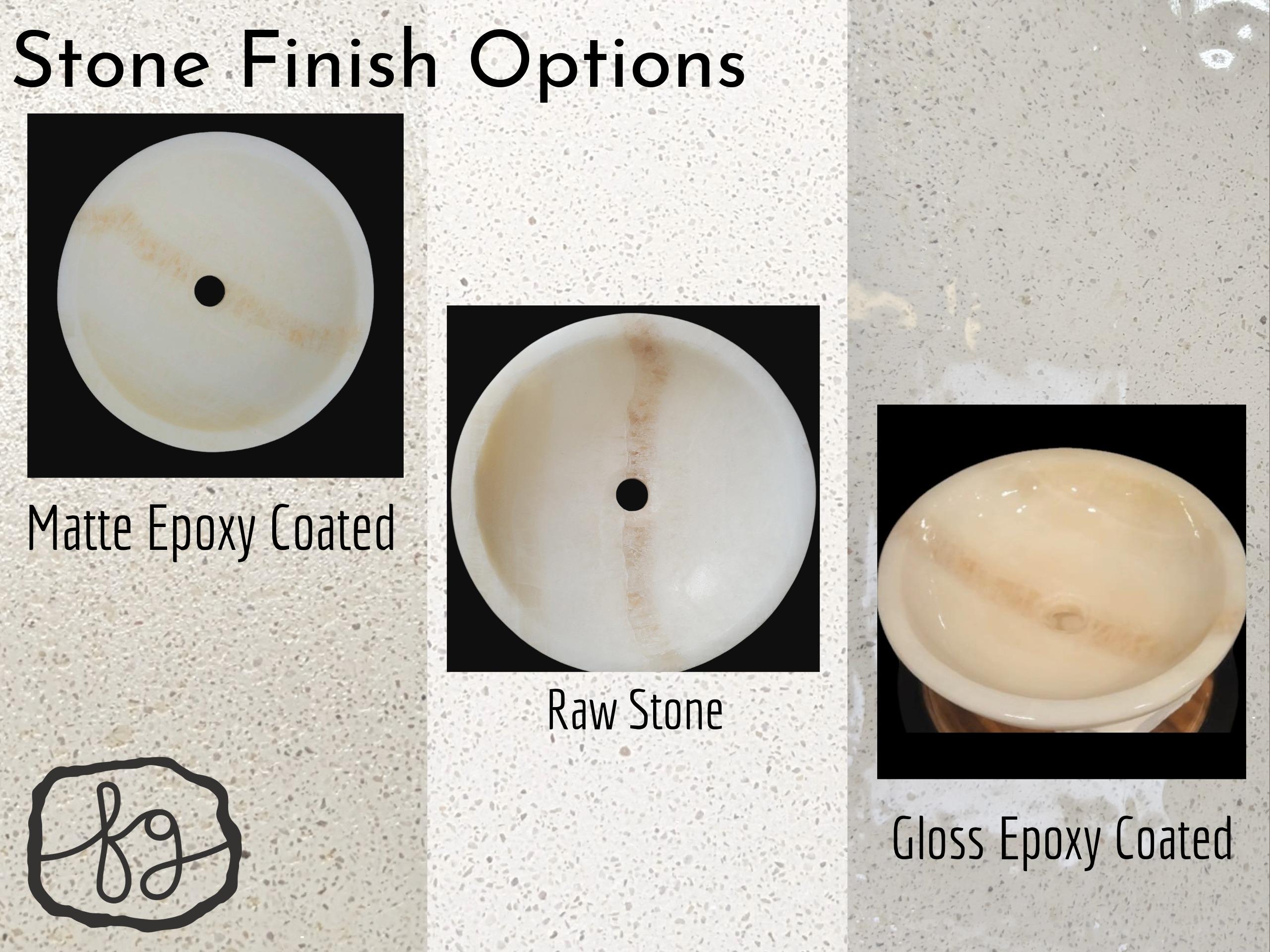 Green Onyx Vessel Sink – Oval Natural Stone Countertop Sink, Polished Vanity Basin, Luxury Spa Bathroom Decor 15.5x11 Inch Above Counter sink Bathroom Décor beige tan taupe hand basin bowl handmade powder room Home design trends luxury bathroom Marble Onix Rock modern contemporary natural stone sink plumbing fixture Rectangle Vessel Tan Rustic Onyx Vessel Sinks Translucent Polish