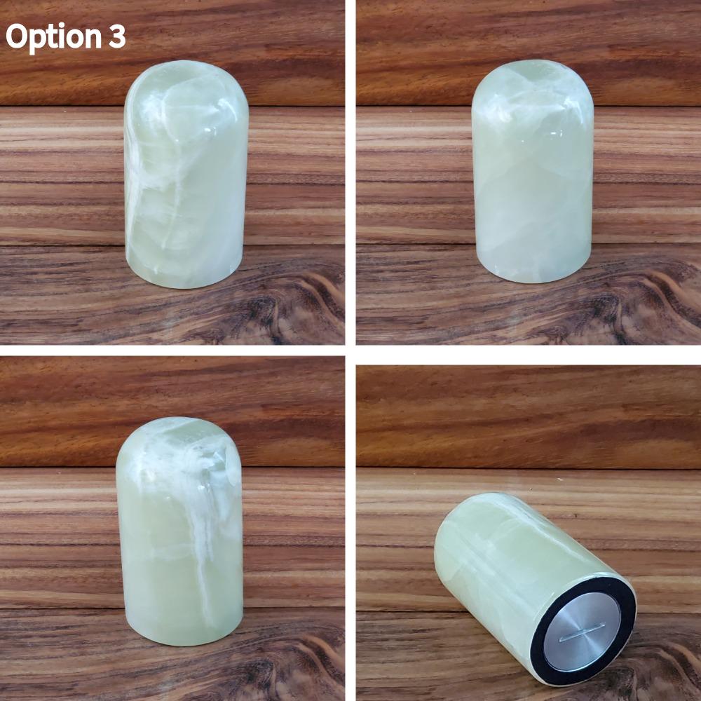 UR_26 Small Green Onyx Stone Cremation Urn for Ashes - 18.5 cu in | Handcrafted Stone Keepsake for Pets or Humans Urn Urn