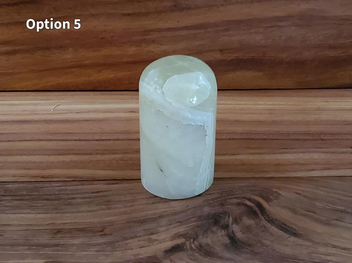UR_26 Small Green Onyx Stone Cremation Urn for Ashes - 18.5 cu in | Handcrafted Stone Keepsake for Pets or Humans Urn Urn
