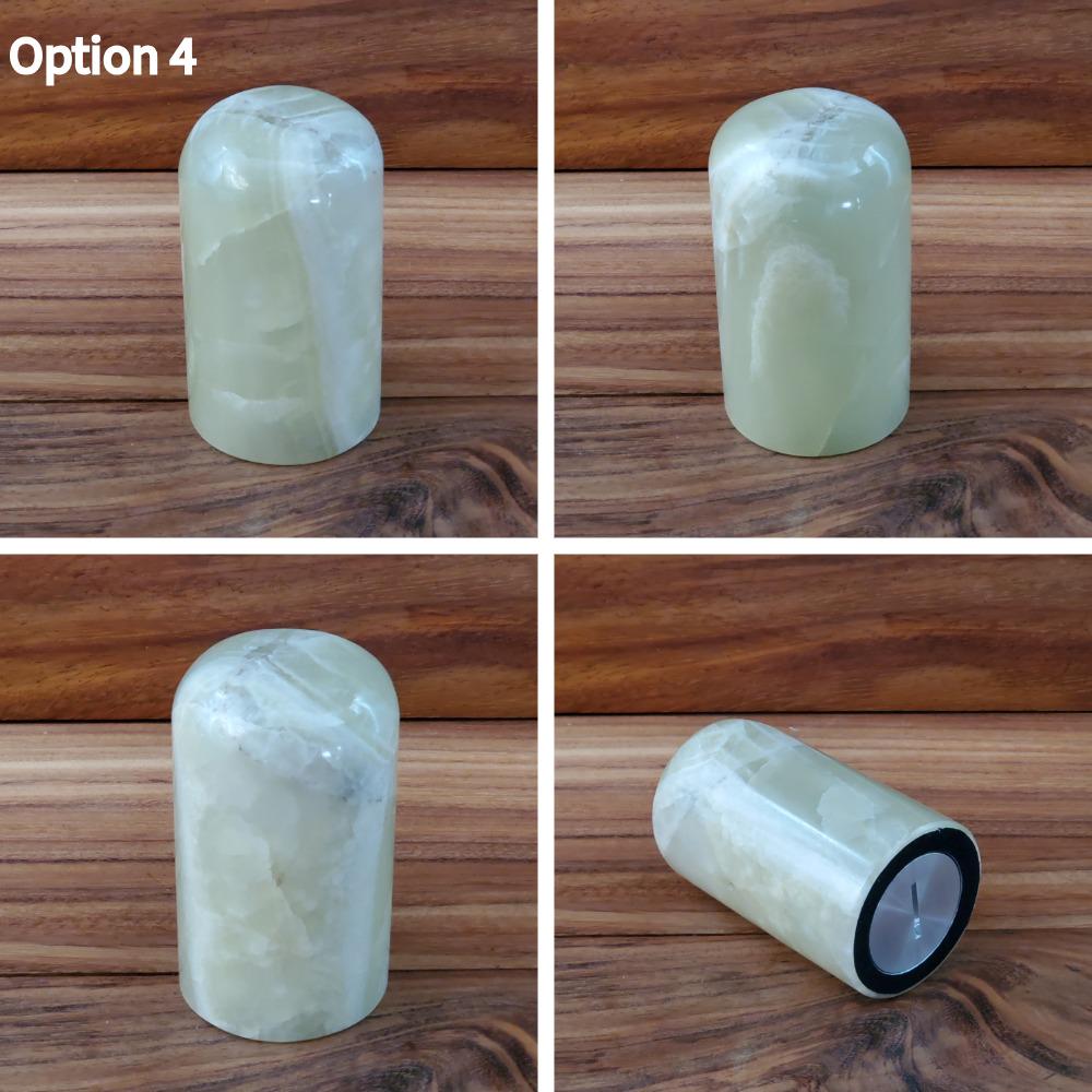 UR_26 Small Green Onyx Stone Cremation Urn for Ashes - 18.5 cu in | Handcrafted Stone Keepsake for Pets or Humans Urn Urn