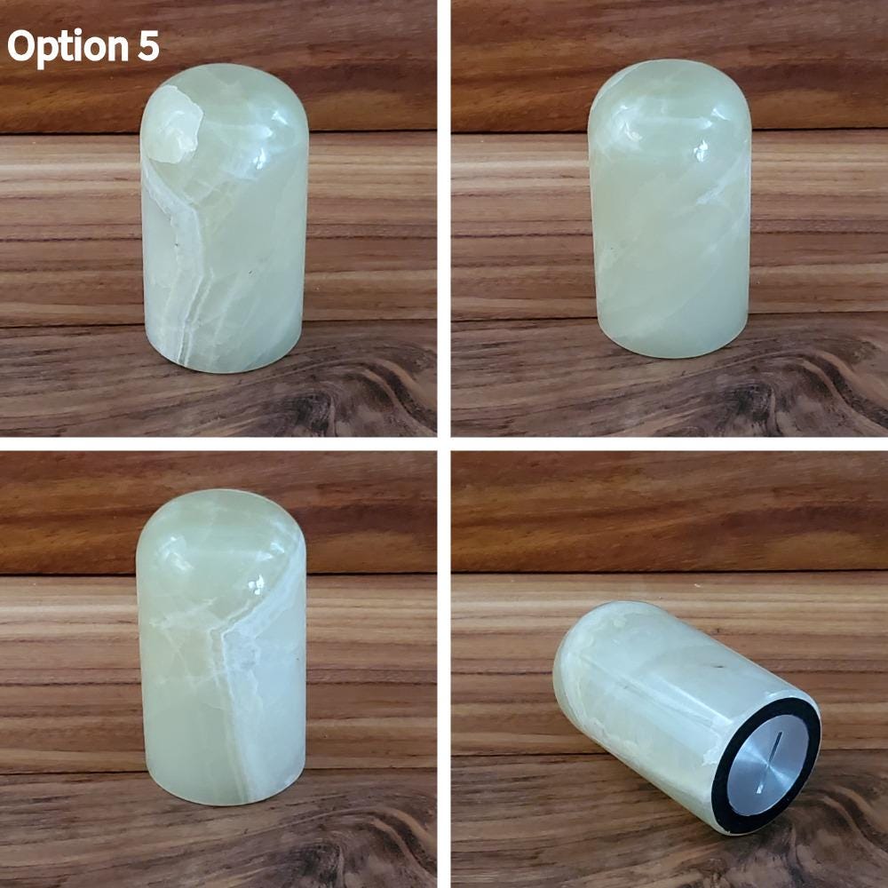 UR_26 Small Green Onyx Stone Cremation Urn for Ashes - 18.5 cu in | Handcrafted Stone Keepsake for Pets or Humans Urn Urn