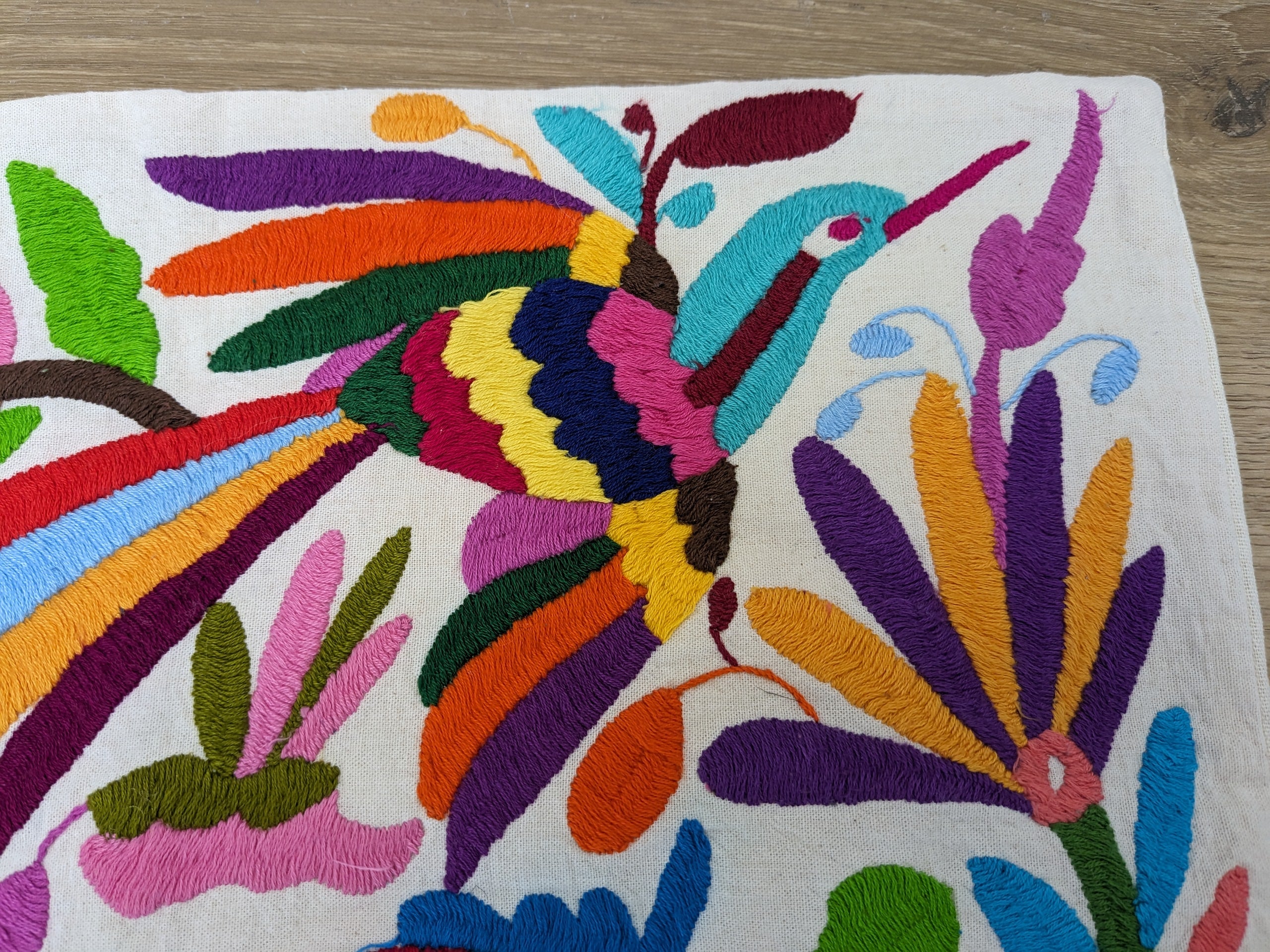 Authentic Otomi Tenango Throw Pillow Cover Tenango Decor Home Pillow Covers