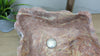 Pink and Tan Onyx Stone Vessel Bathroom Sink. Epoxy Sealant is available with fast shipping. Standard Drain Size. A beautiful work of rustic art. Handmade. Buy Now at www.felipeandgrace.com. 