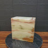 Green Onyx Memorial Urn for Human Ashes, Handmade Stone with Lid. Buy Now at www.felipeandgrace.com.