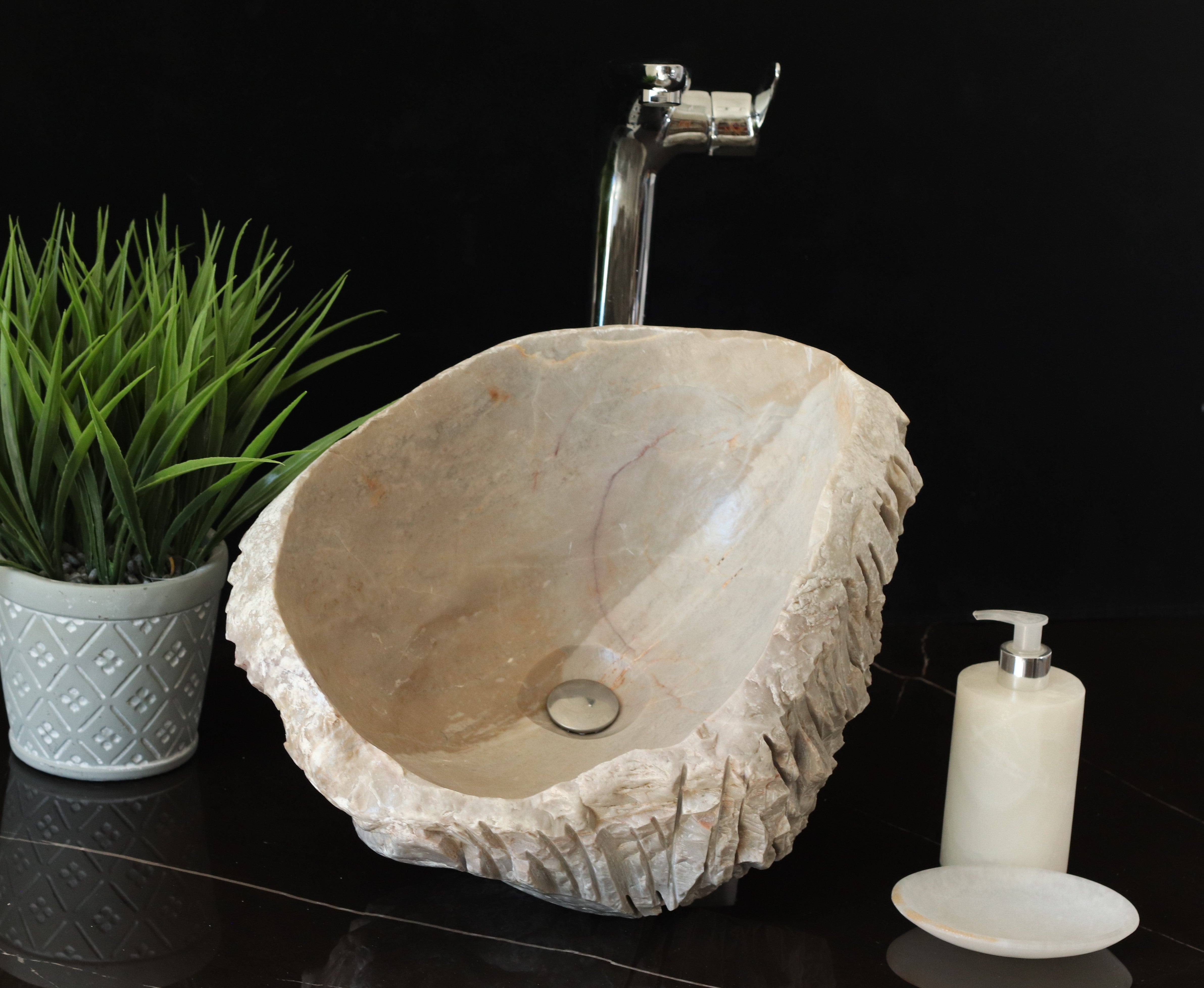 Ivory Onyx Stone Vessel Bathroom Sink Onyx Sinks Onyx Sinks Sinks